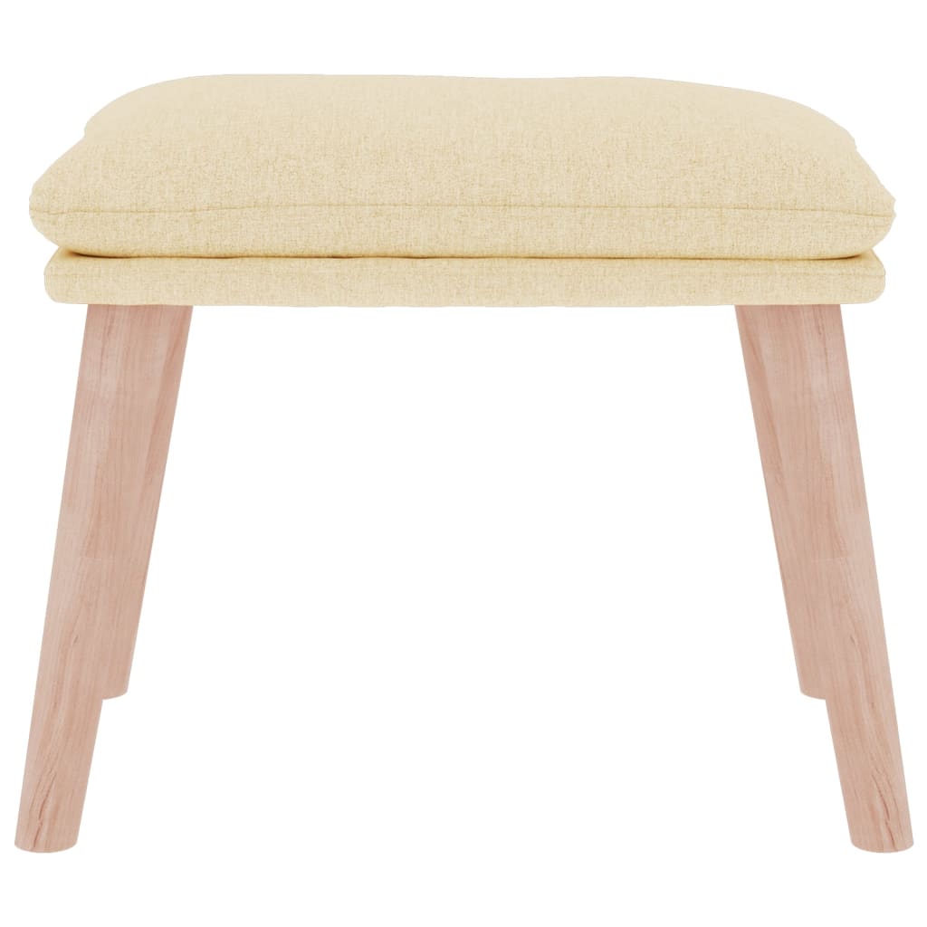 Voetenbank 45x29,5x35 cm stof crèmekleurig is nu te koop bij PeponiXL, paradijselijk wonen!