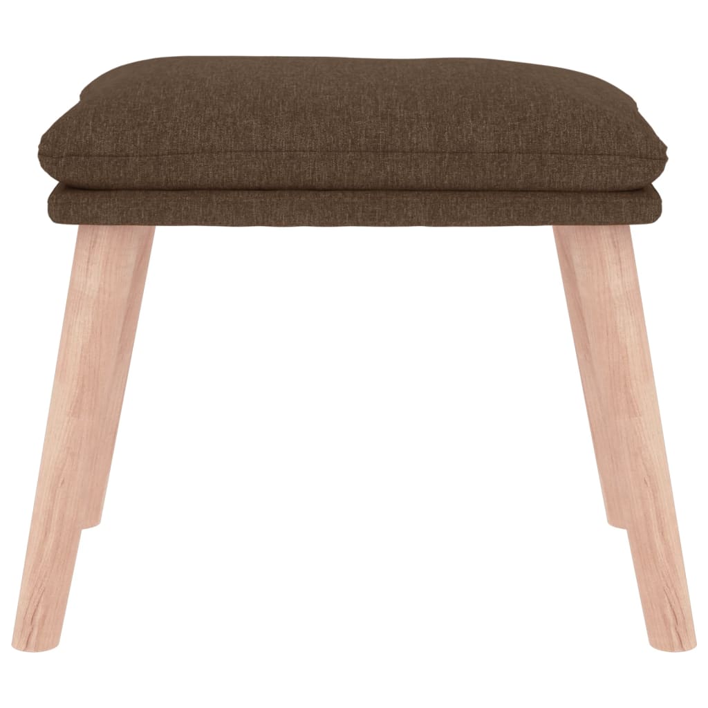 Voetenbank 45x29,5x35 cm stof bruin is nu te koop bij PeponiXL, paradijselijk wonen!