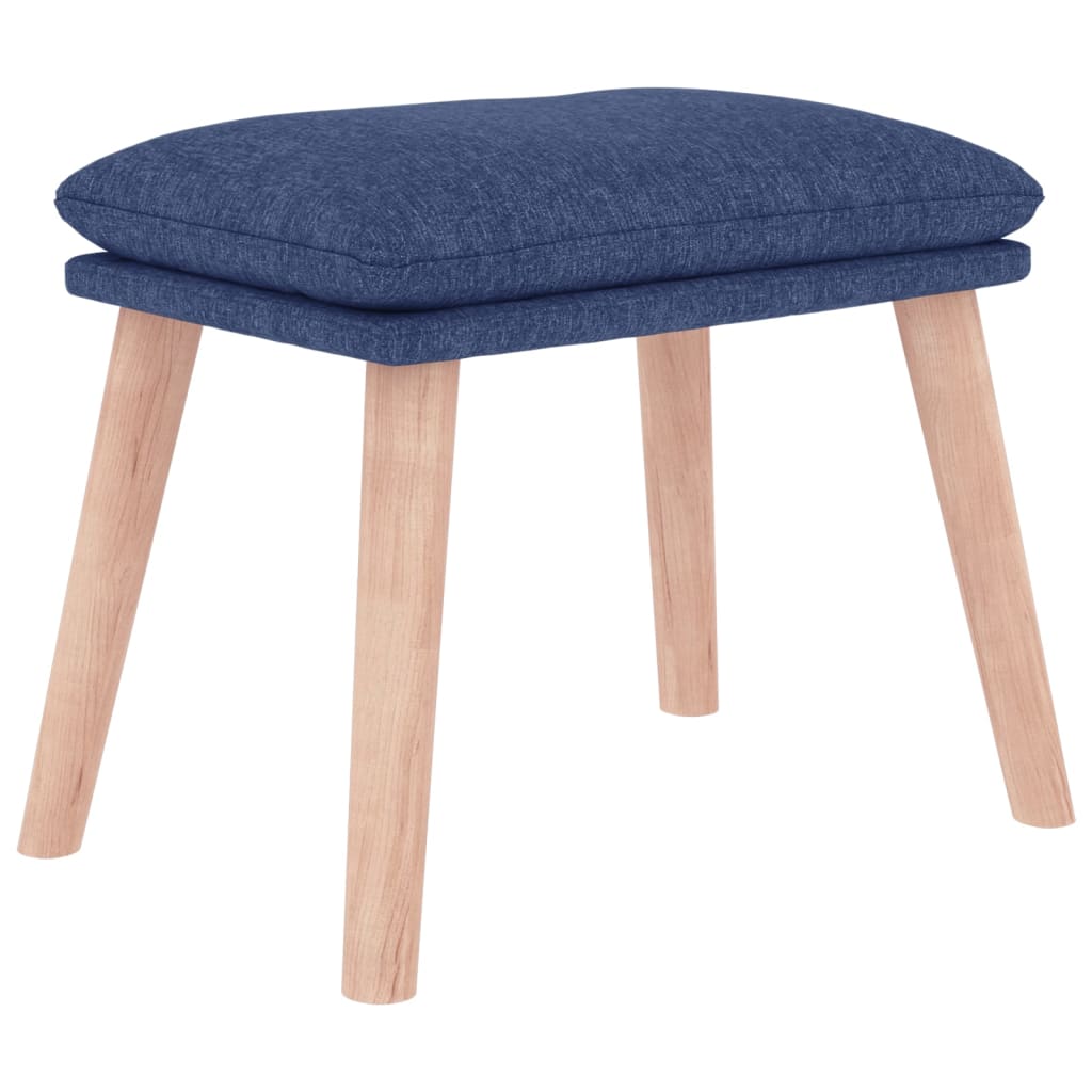 Voetenbank 45x29,5x35 cm stof blauw is nu te koop bij PeponiXL, paradijselijk wonen!