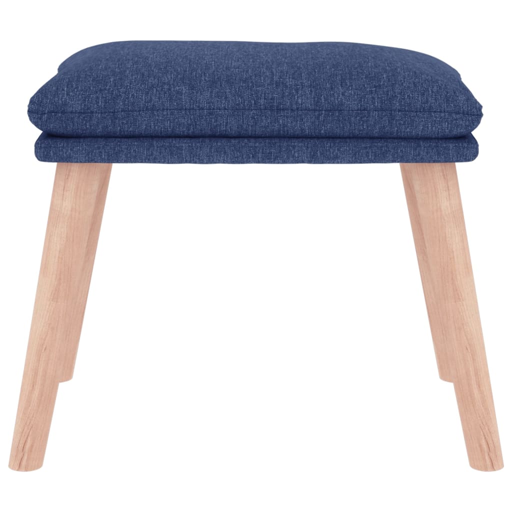Voetenbank 45x29,5x35 cm stof blauw is nu te koop bij PeponiXL, paradijselijk wonen!