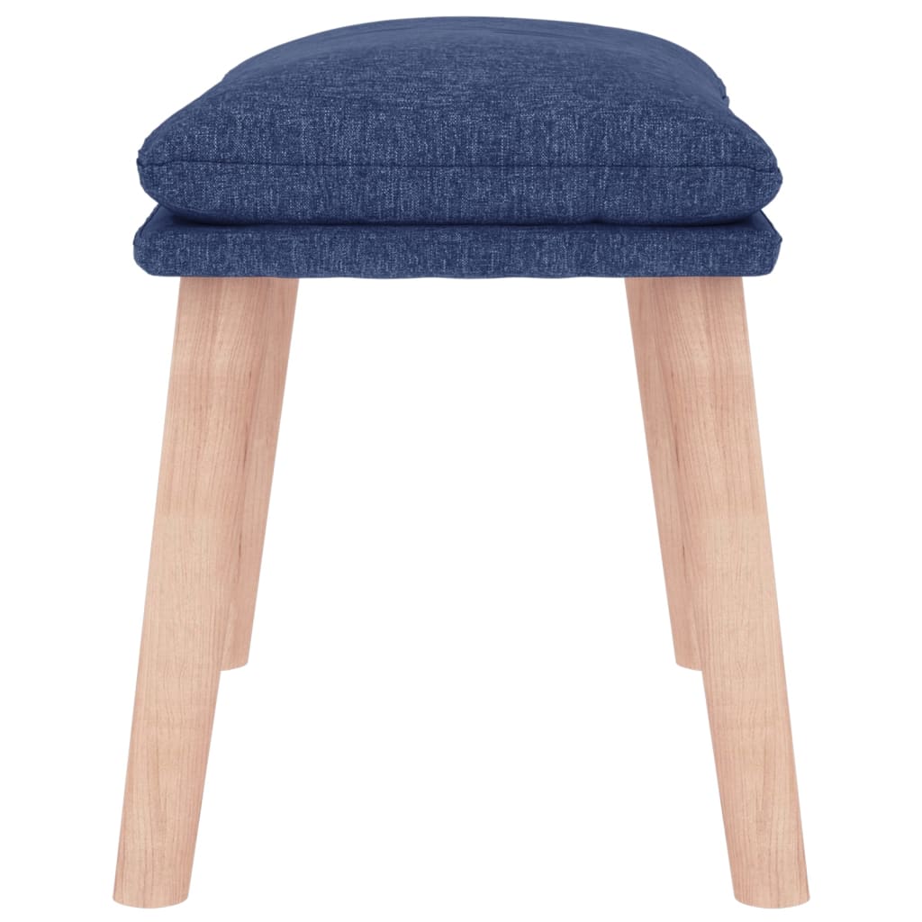Voetenbank 45x29,5x35 cm stof blauw is nu te koop bij PeponiXL, paradijselijk wonen!
