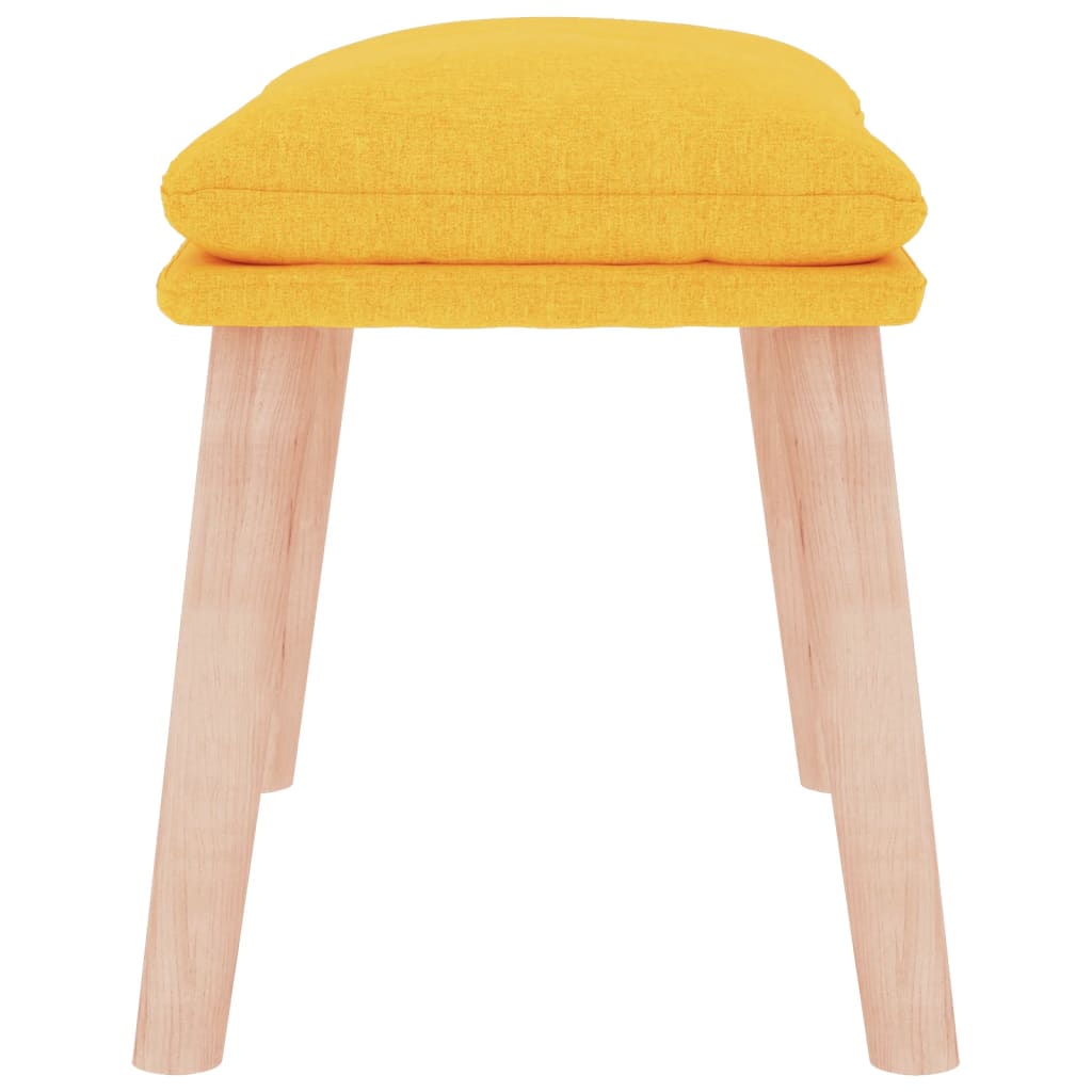 Voetenbank 45x29,5x35 cm stof mosterdgeel is nu te koop bij PeponiXL, paradijselijk wonen!
