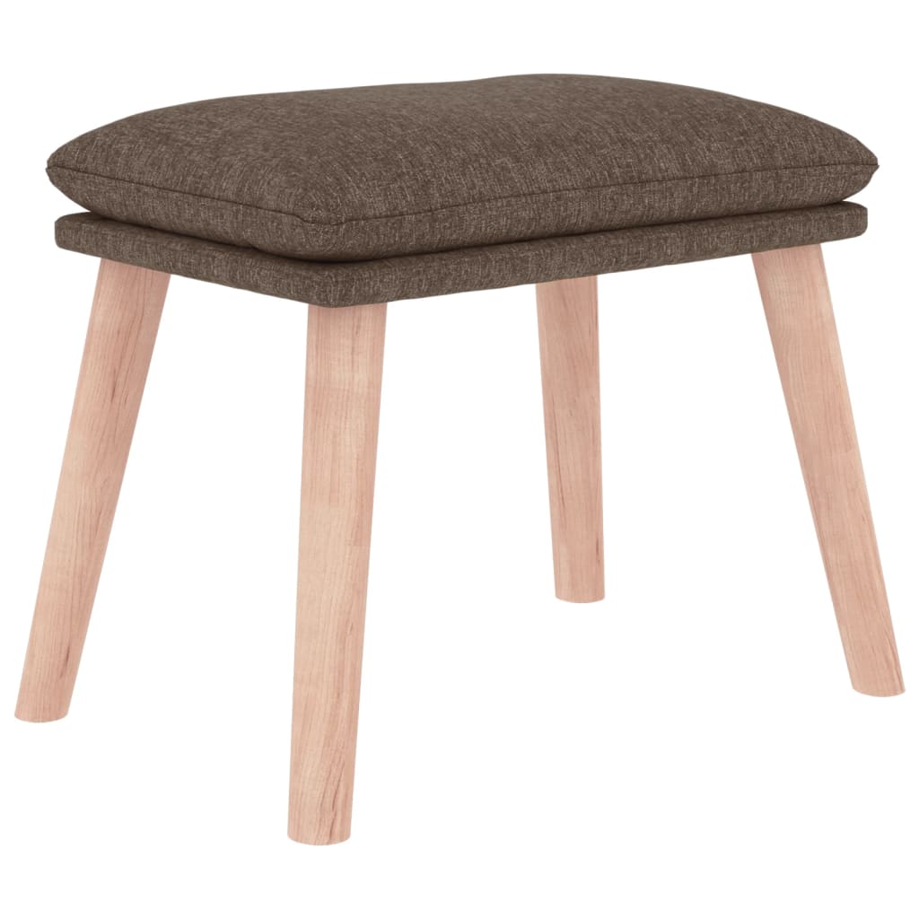 Voetenbank 45x29,5x35 cm stof taupe is nu te koop bij PeponiXL, paradijselijk wonen!
