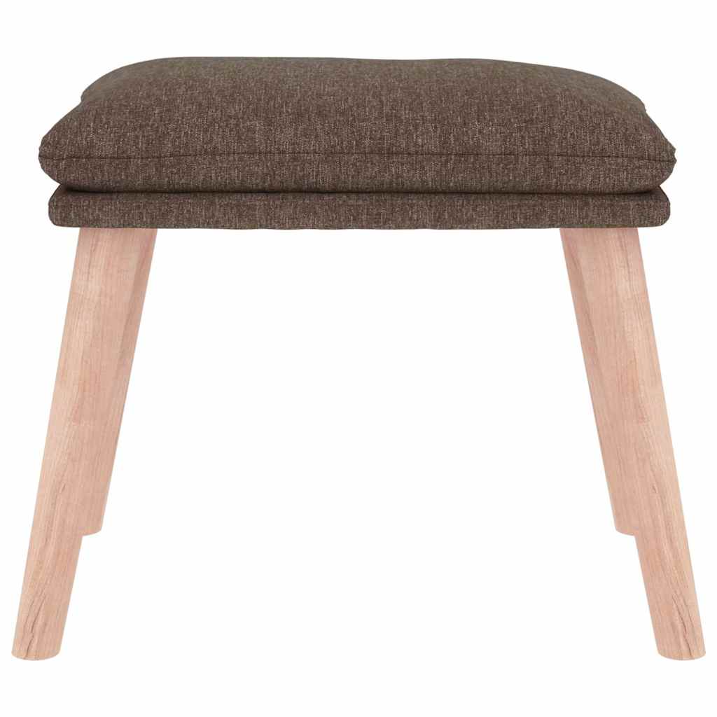 Voetenbank 45x29,5x35 cm stof taupe is nu te koop bij PeponiXL, paradijselijk wonen!