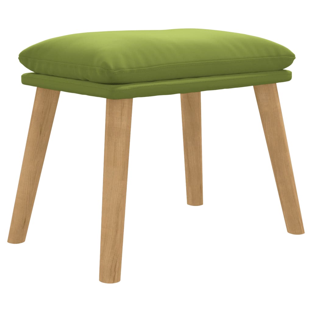 Voetenbank 45x29,5x35 cm fluweel lichtgroen is nu te koop bij PeponiXL, paradijselijk wonen!
