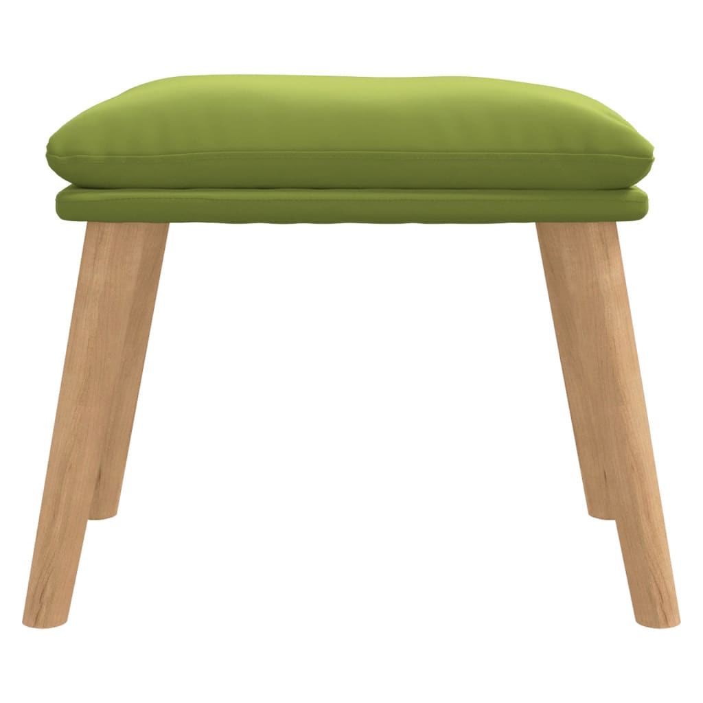 Voetenbank 45x29,5x35 cm fluweel lichtgroen is nu te koop bij PeponiXL, paradijselijk wonen!