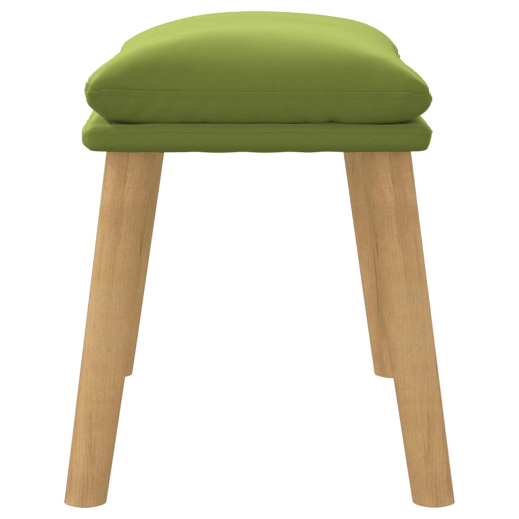 Voetenbank 45x29,5x35 cm fluweel lichtgroen is nu te koop bij PeponiXL, paradijselijk wonen!