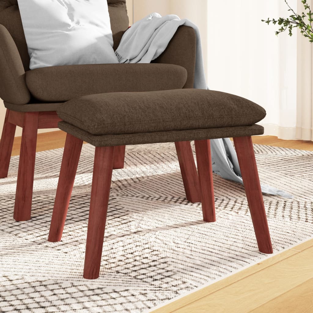 Voetenbank 45x29,5x35 cm stof bruin is nu te koop bij PeponiXL, paradijselijk wonen!