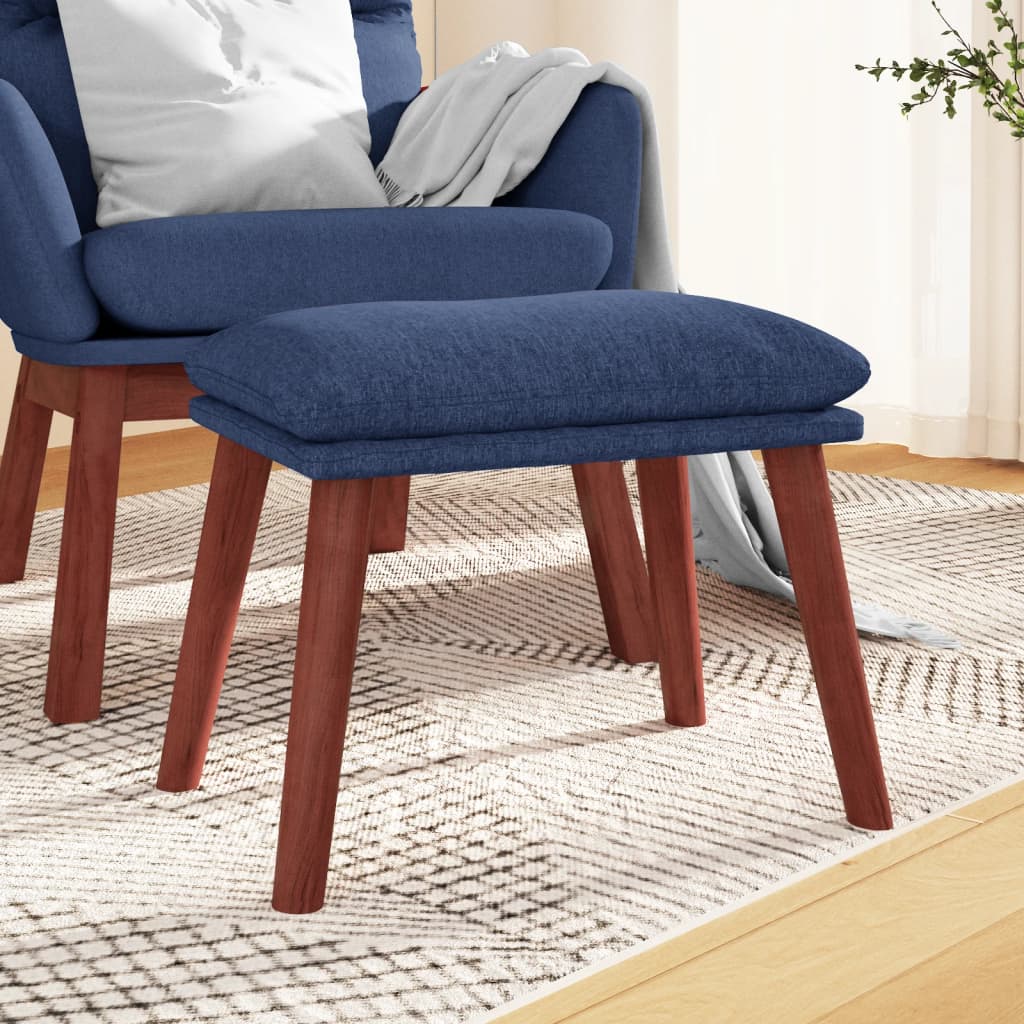 Voetenbank 45x29,5x35 cm stof blauw is nu te koop bij PeponiXL, paradijselijk wonen!