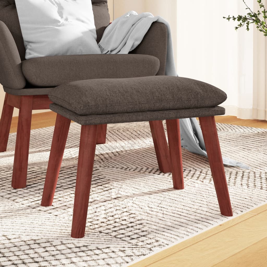 Voetenbank 45x29,5x35 cm stof taupe is nu te koop bij PeponiXL, paradijselijk wonen!