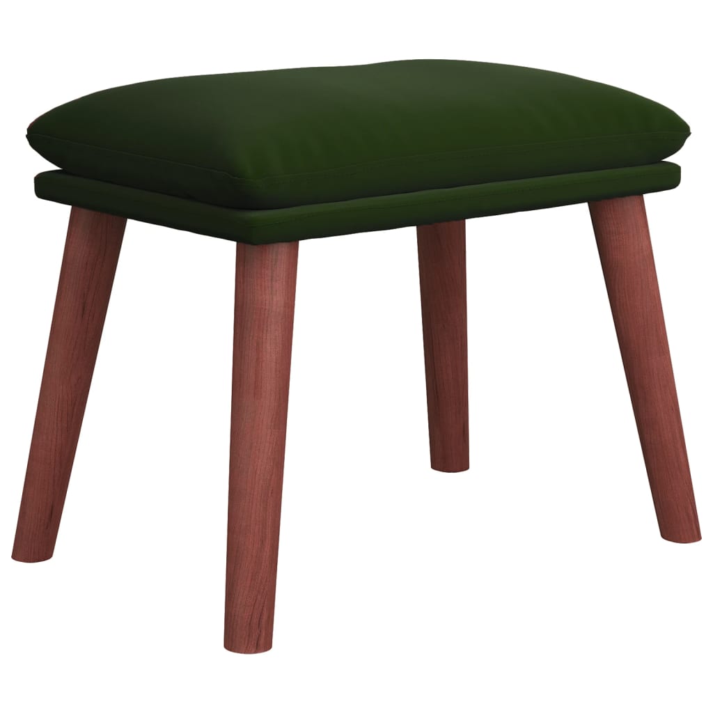 Voetenbank 45x29,5x35 cm fluweel donkergroen is nu te koop bij PeponiXL, paradijselijk wonen!