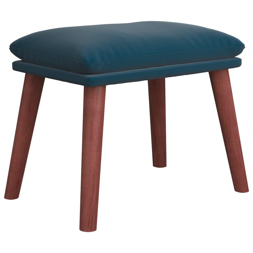 Voetenbank 45x29,5x35 cm fluweel blauw is nu te koop bij PeponiXL, paradijselijk wonen!