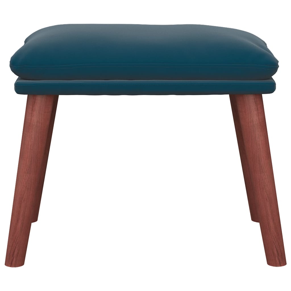 Voetenbank 45x29,5x35 cm fluweel blauw is nu te koop bij PeponiXL, paradijselijk wonen!