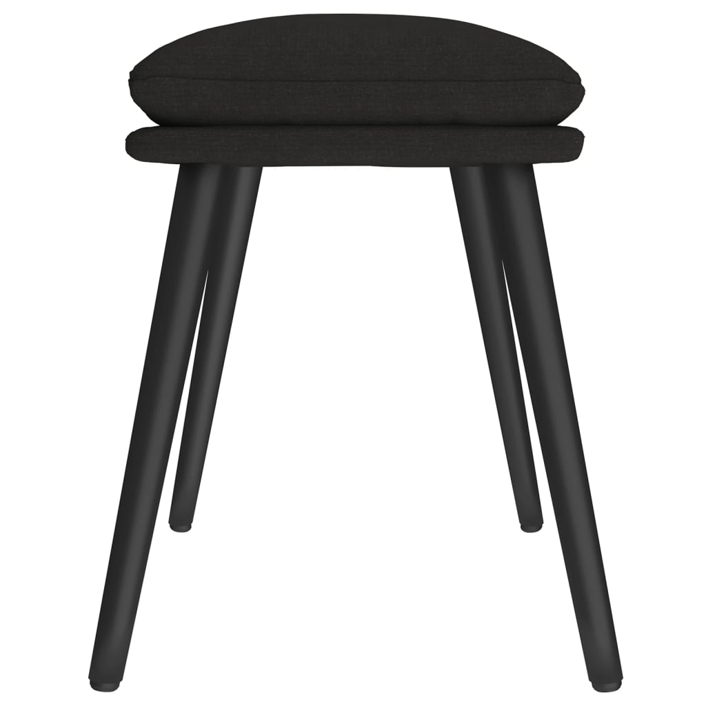 Voetenbank 45x29,5x35 cm stof zwart is nu te koop bij PeponiXL, paradijselijk wonen!