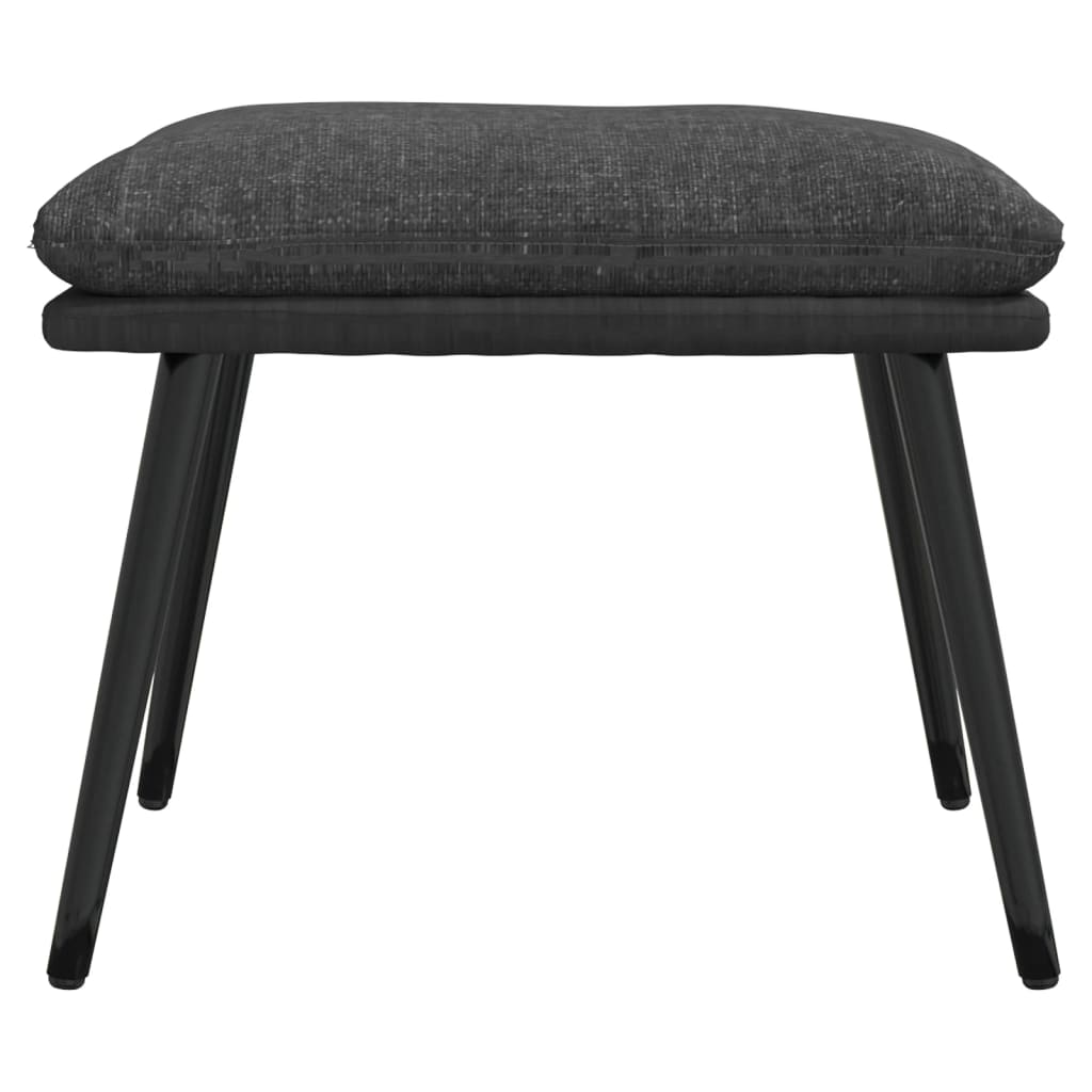Voetenbank 45x29,5x35 cm stof en kunstleer donkergrijs is nu te koop bij PeponiXL, paradijselijk wonen!