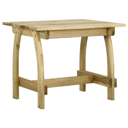 Tuintafel 110x74x75 cm geïmpregneerd grenenhout is nu te koop bij PeponiXL, paradijselijk wonen!