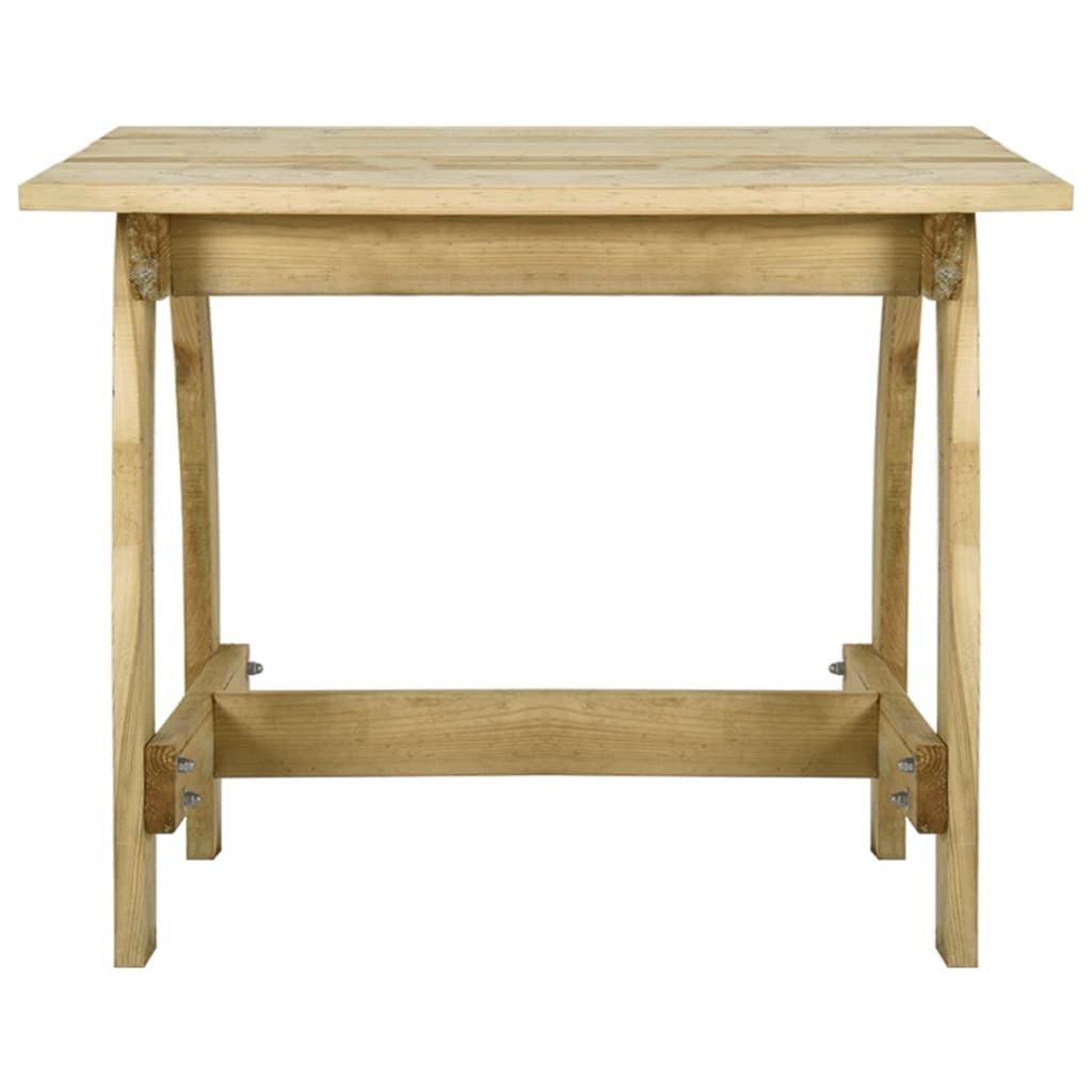 Tuintafel 110x74x75 cm geïmpregneerd grenenhout is nu te koop bij PeponiXL, paradijselijk wonen!