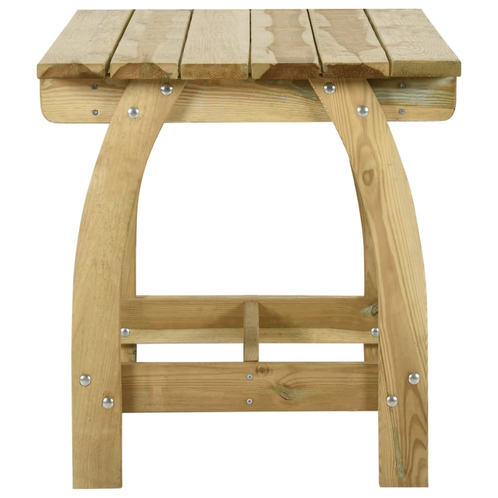 Tuintafel 110x74x75 cm geïmpregneerd grenenhout is nu te koop bij PeponiXL, paradijselijk wonen!