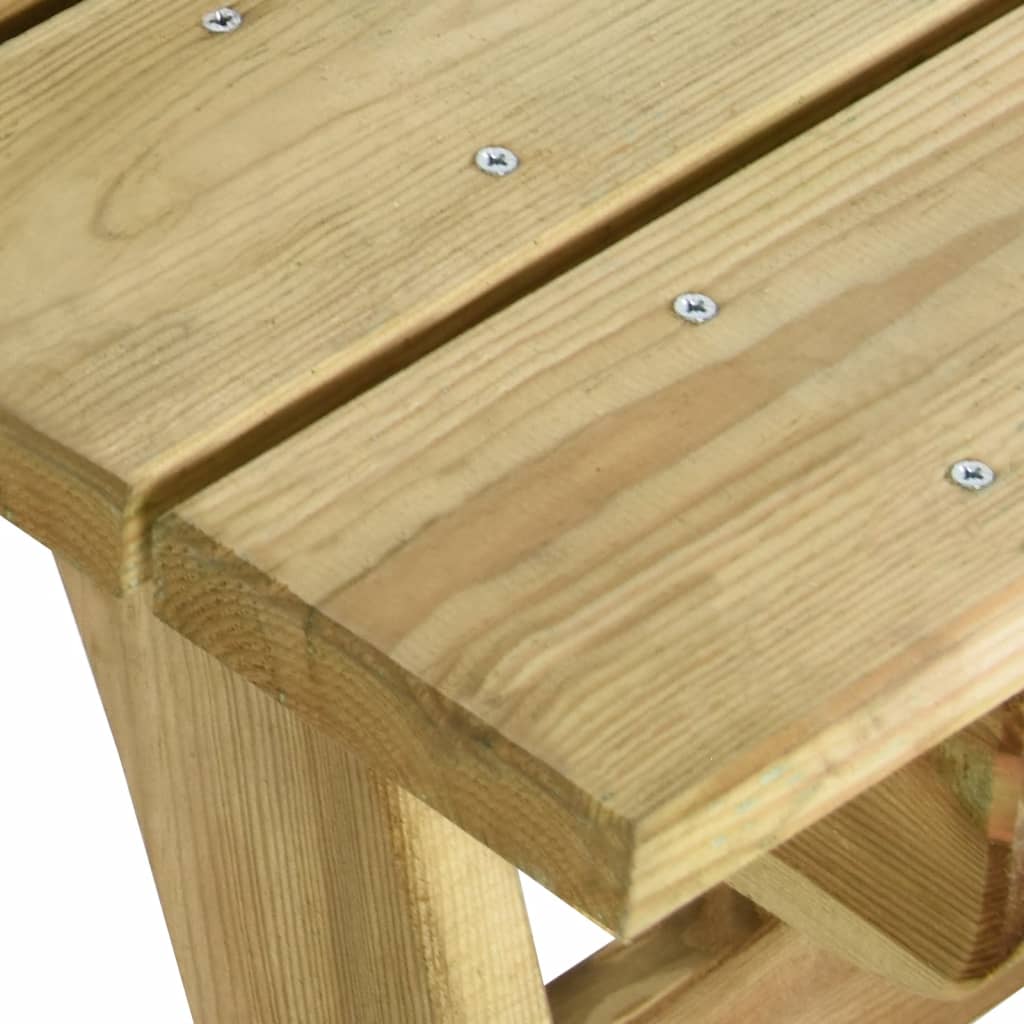 Tuintafel 110x74x75 cm geïmpregneerd grenenhout is nu te koop bij PeponiXL, paradijselijk wonen!
