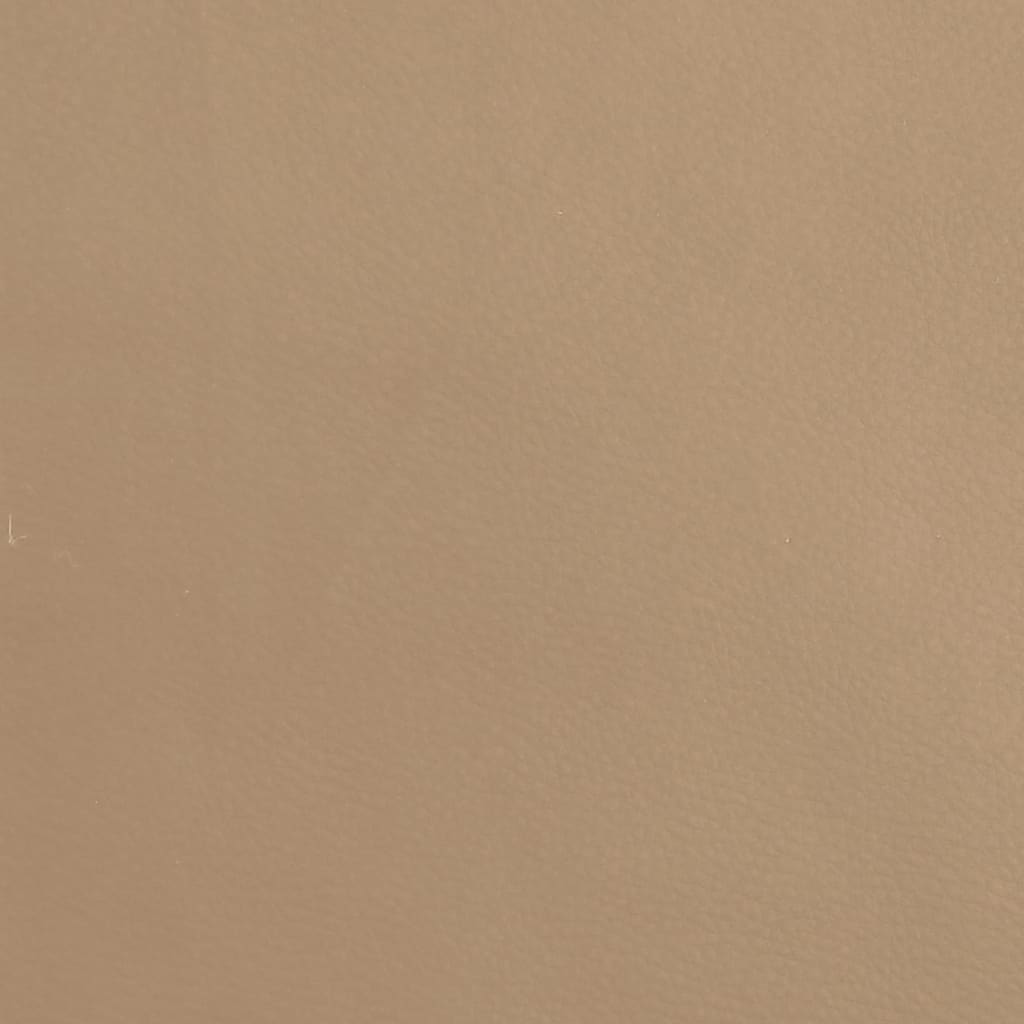 Chaise longue met kussens en bolster kunstleer cappuccinokleur is nu te koop bij PeponiXL, paradijselijk wonen!