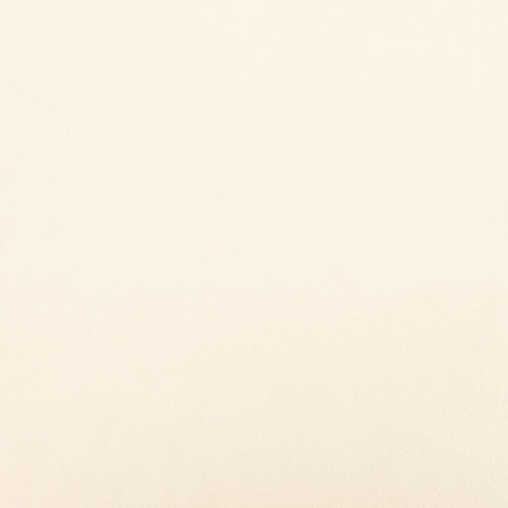 Chaise longue met kussens en bolster fluweel crèmekleurig is nu te koop bij PeponiXL, paradijselijk wonen!