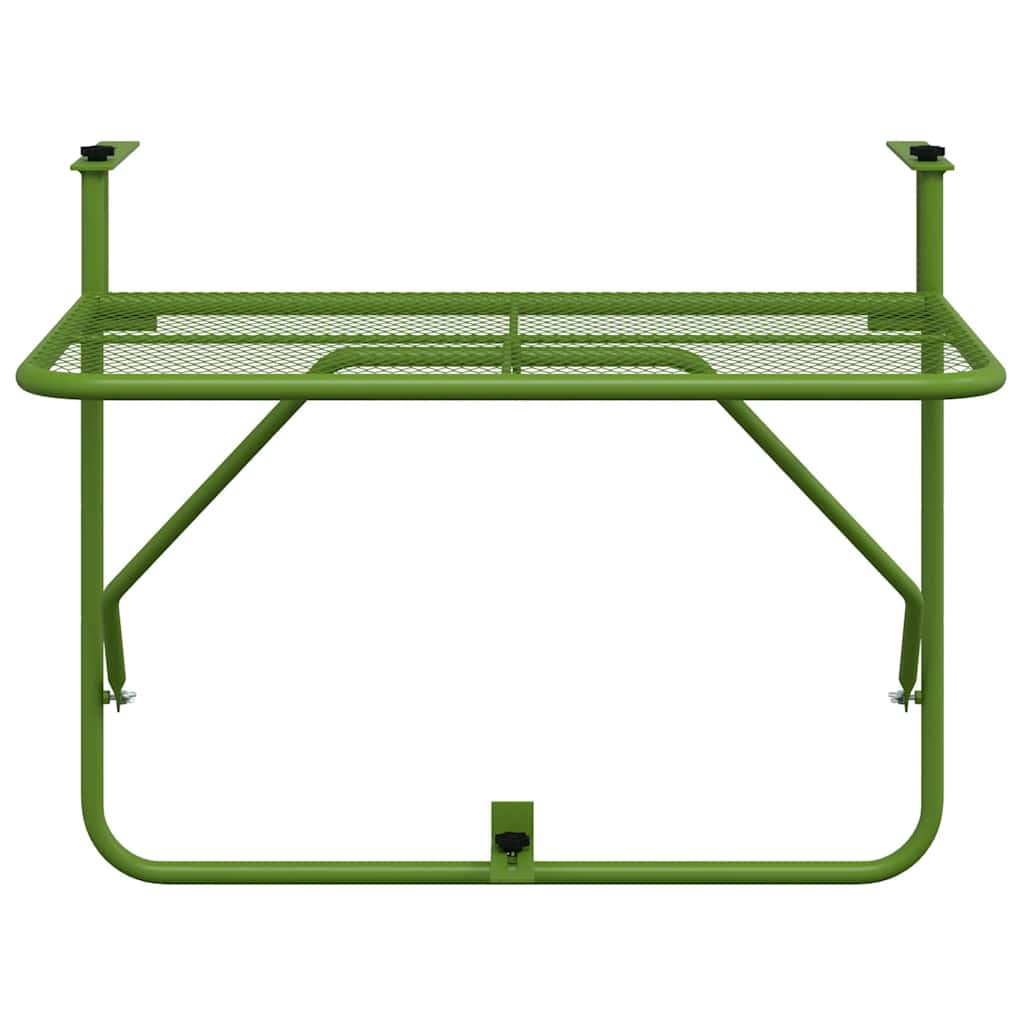 Balkontafel 60x40 cm staal groen is nu te koop bij PeponiXL, paradijselijk wonen!