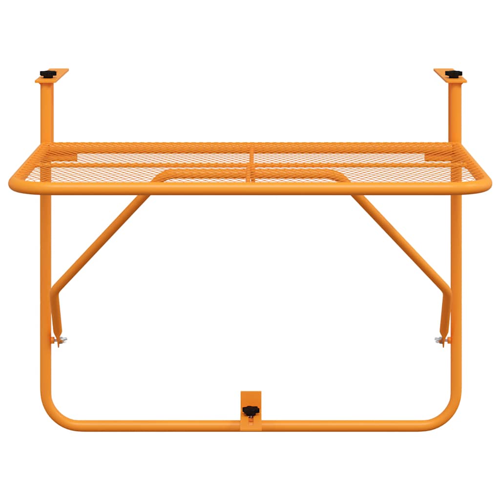 Balkontafel 60x40 cm staal geel is nu te koop bij PeponiXL, paradijselijk wonen!