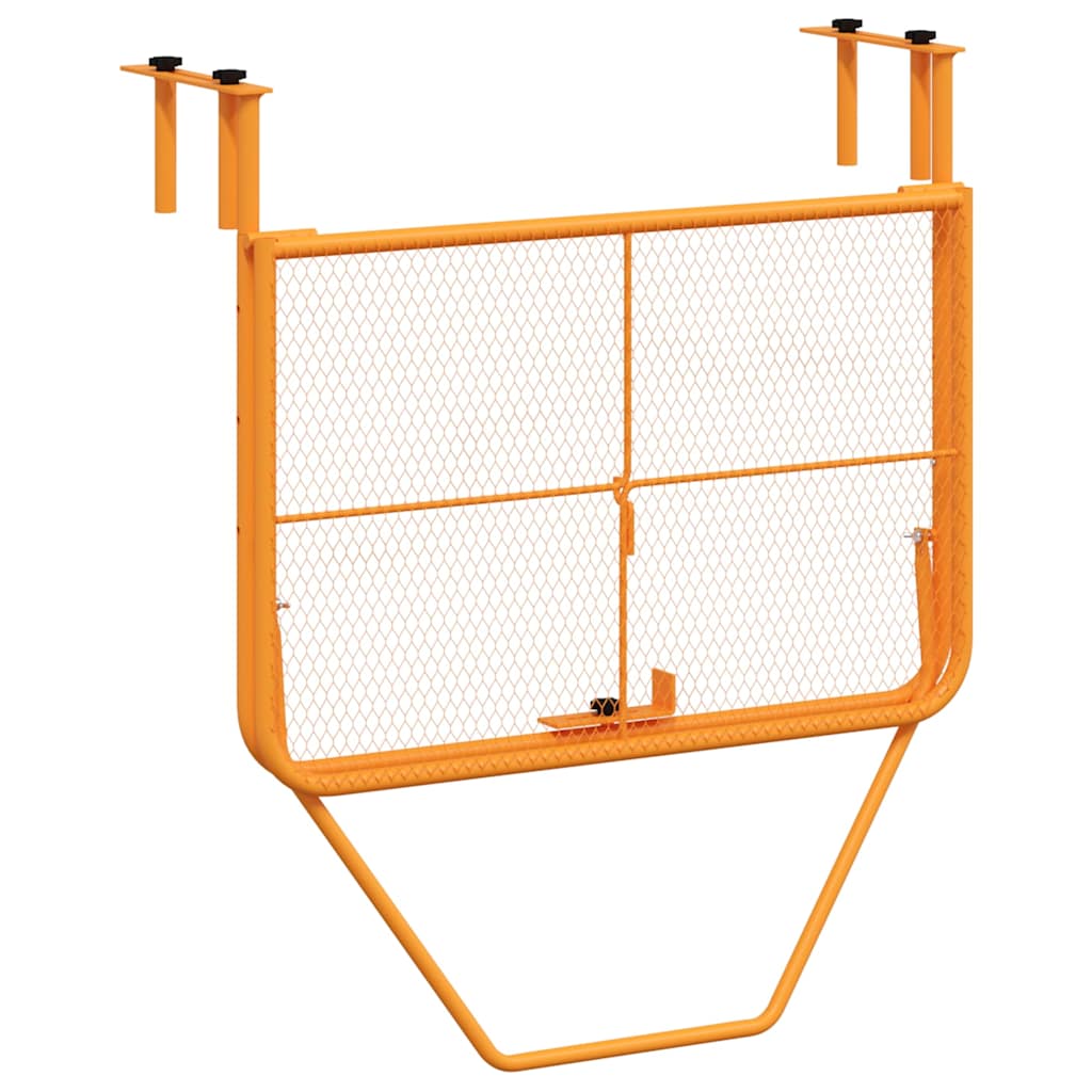 Balkontafel 60x40 cm staal geel is nu te koop bij PeponiXL, paradijselijk wonen!