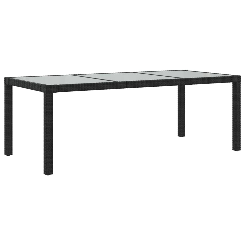 9-delige Tuinset met kussens poly rattan zwart is nu te koop bij PeponiXL, paradijselijk wonen!