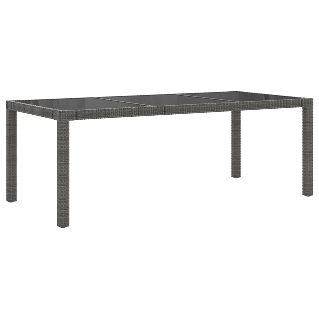 7-delige Tuinset met kussens poly rattan zwart en grijs is nu te koop bij PeponiXL, paradijselijk wonen!