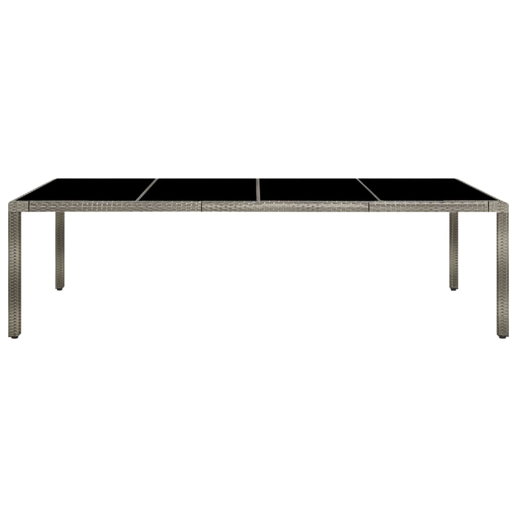 9-delige Tuinset met kussens poly rattan grijs is nu te koop bij PeponiXL, paradijselijk wonen!