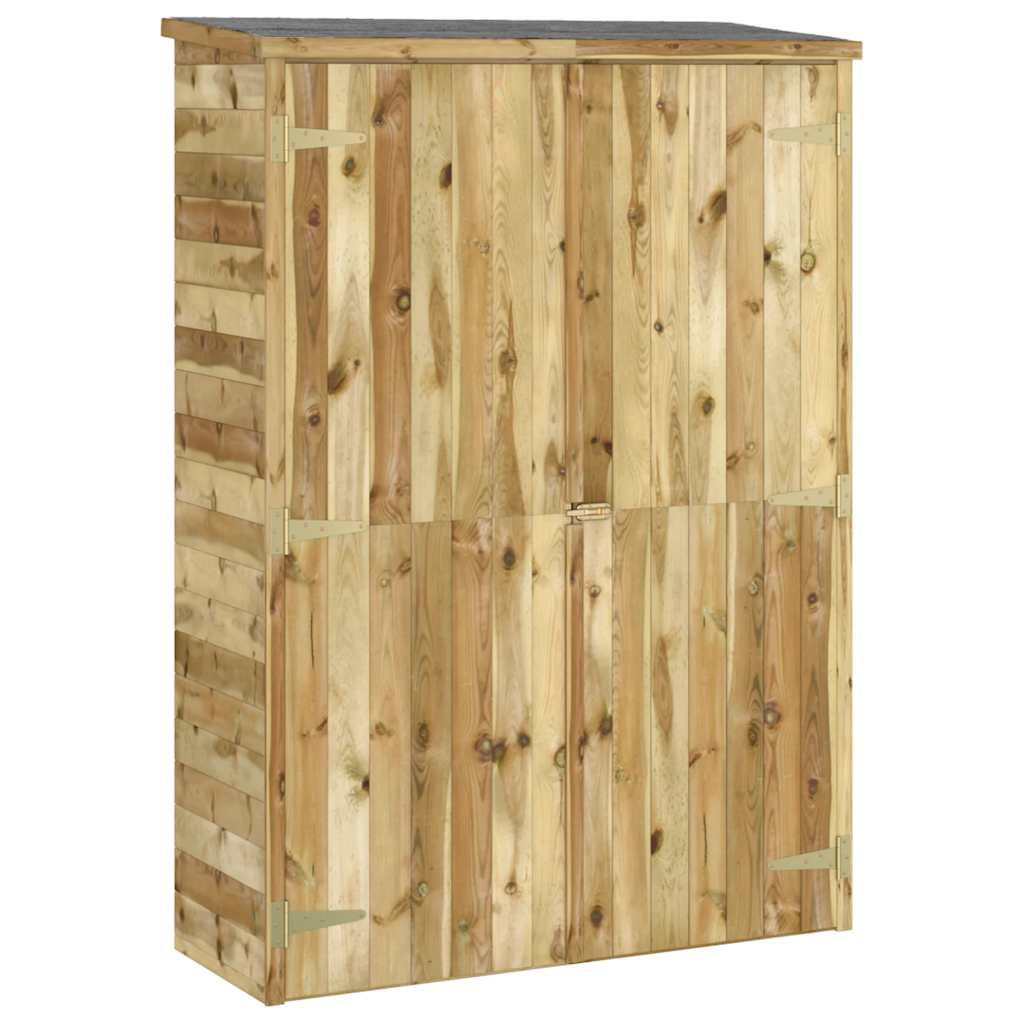 Tuinschuur 123x45x171 cm geïmpregneerd massief grenenhout is nu te koop bij PeponiXL, paradijselijk wonen!