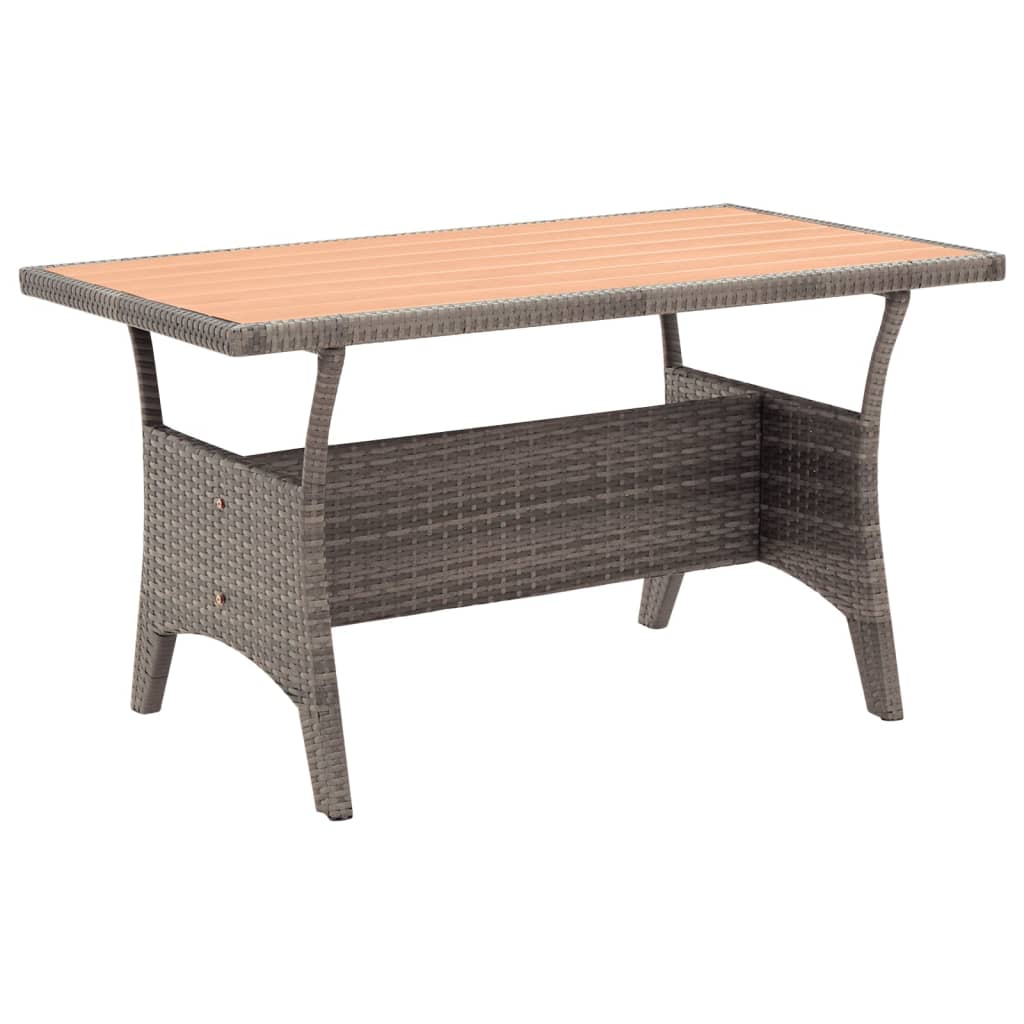 3-delige Tuinset met kussens poly rattan grijs is nu te koop bij PeponiXL, paradijselijk wonen!