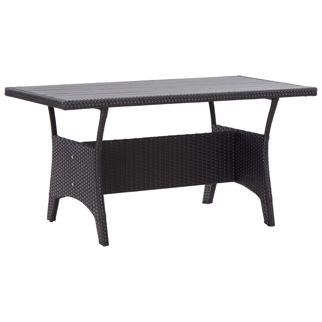 3-delige Tuinset met kussens poly rattan zwart is nu te koop bij PeponiXL, paradijselijk wonen!
