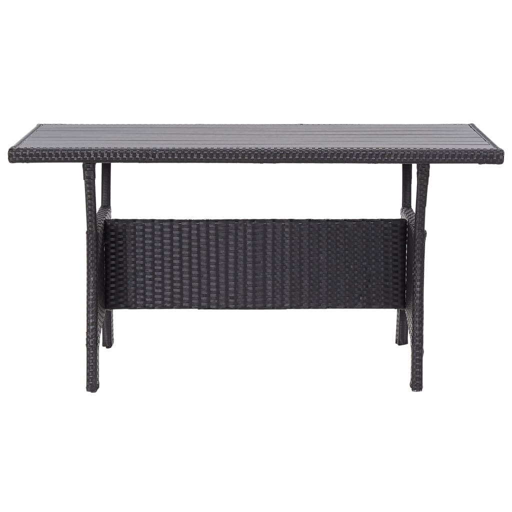 3-delige Tuinset met kussens poly rattan zwart is nu te koop bij PeponiXL, paradijselijk wonen!