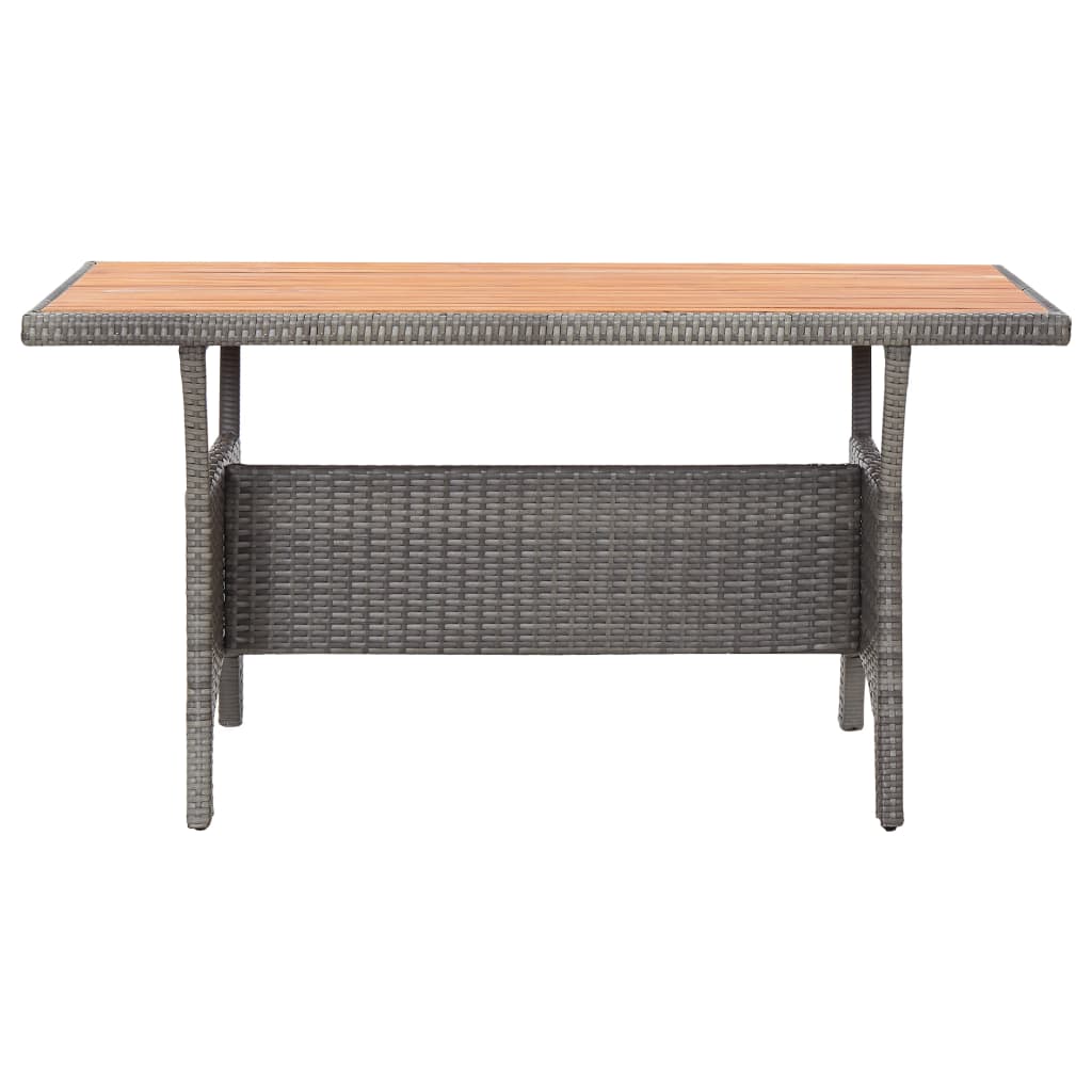 3-delige Tuinset poly rattan en massief acaciahout is nu te koop bij PeponiXL, paradijselijk wonen!