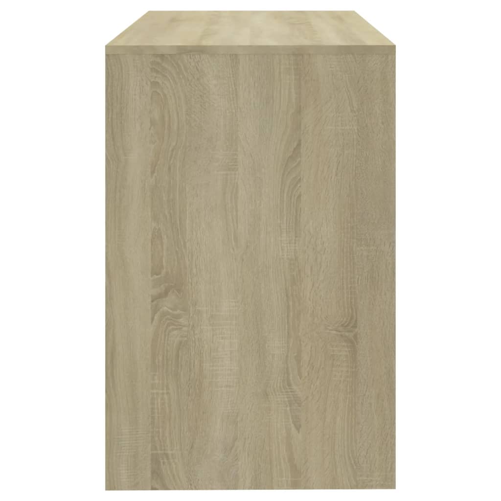 Bureau 101x50x76,5 cm bewerkt hout sonoma eikenkleurig is nu te koop bij PeponiXL, paradijselijk wonen!