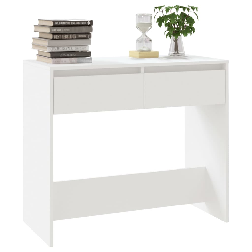 Wandtafel 89x41x76,5 cm bewerkt hout wit is nu te koop bij PeponiXL, paradijselijk wonen!