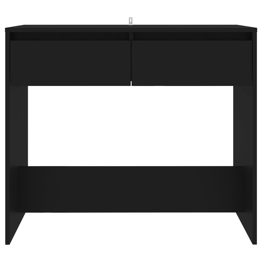 Wandtafel 89x41x76,5 cm staal zwart is nu te koop bij PeponiXL, paradijselijk wonen!