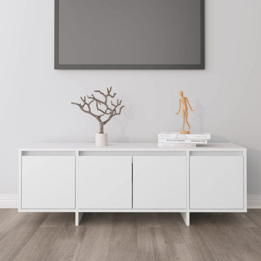 Tv-meubel 120x30x40,5 cm bewerkt hout wit is nu te koop bij PeponiXL, paradijselijk wonen!