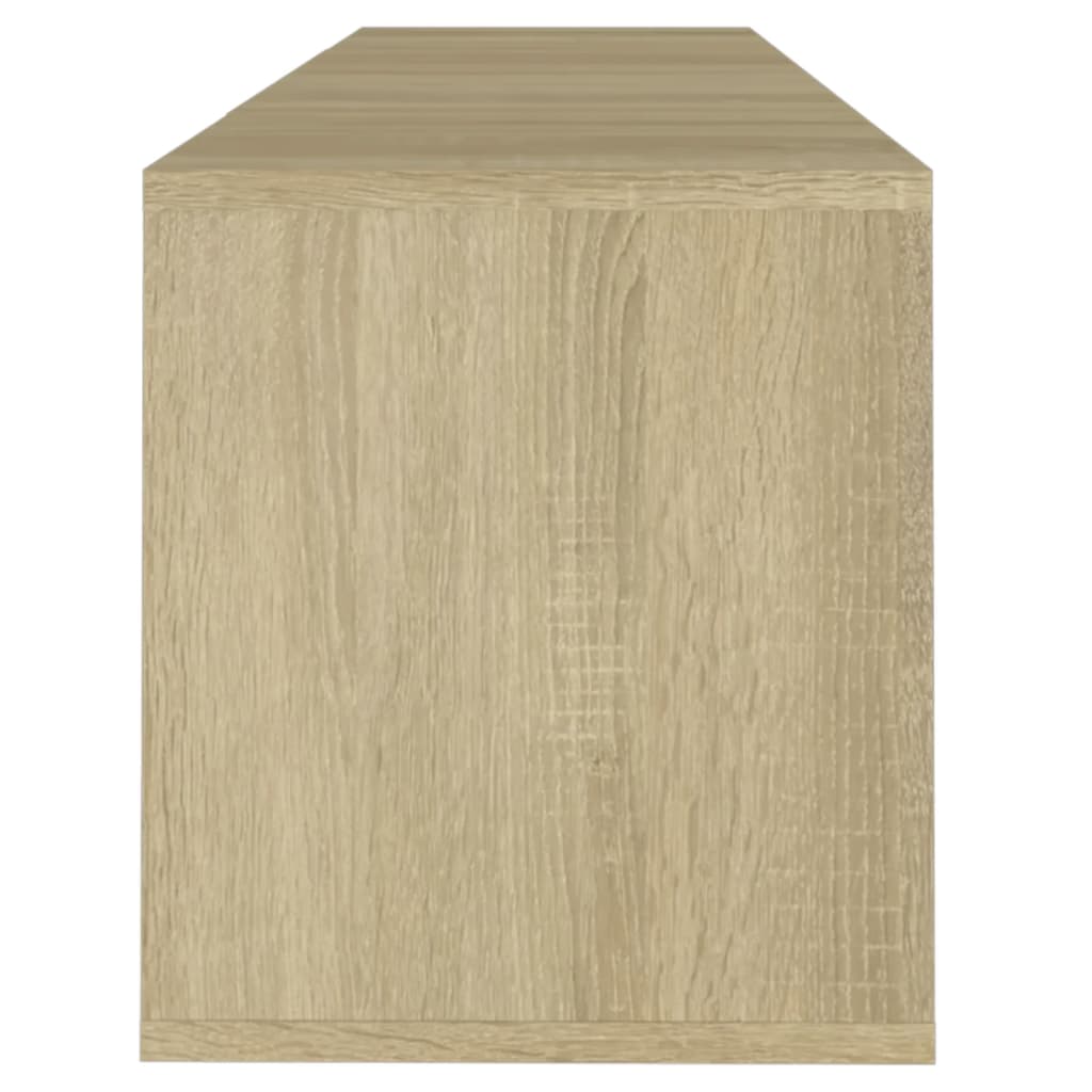 Tv-meubel 120x30x40,5 cm bewerkt hout sonoma eikenkleurig is nu te koop bij PeponiXL, paradijselijk wonen!