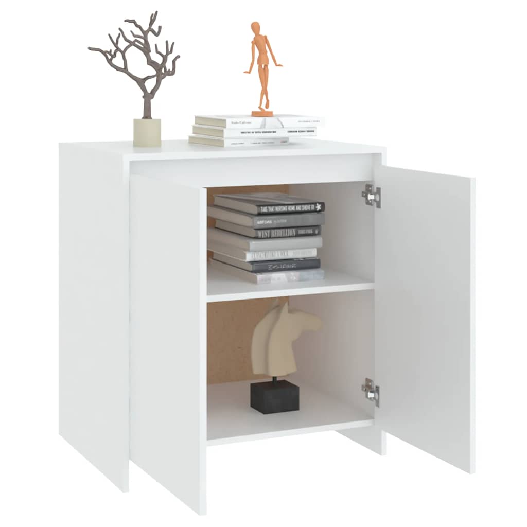 Dressoir 70x41x75 cm bewerkt hout wit is nu te koop bij PeponiXL, paradijselijk wonen!