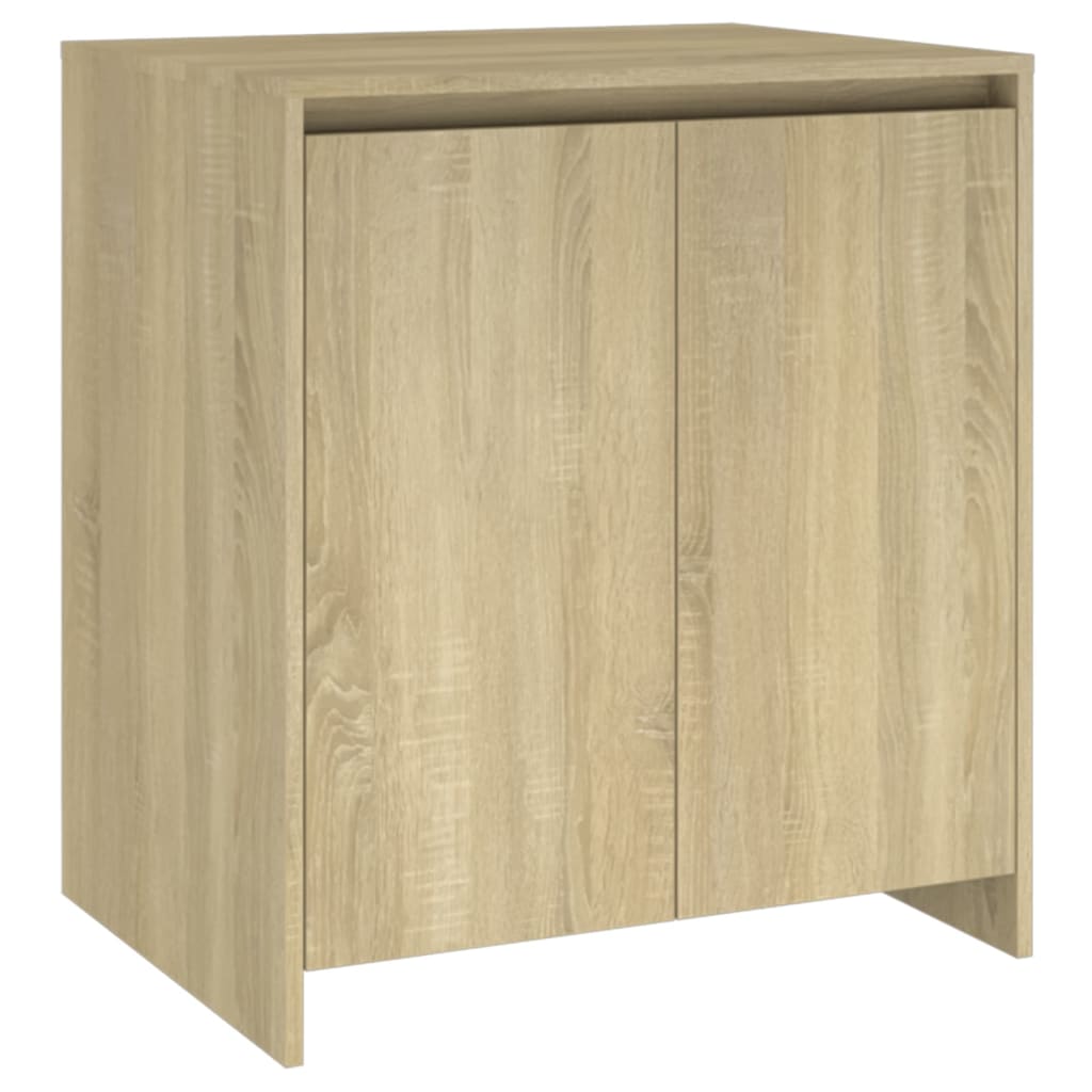Dressoir 70x41x75 cm bewerkt hout sonoma eikenkleurig is nu te koop bij PeponiXL, paradijselijk wonen!