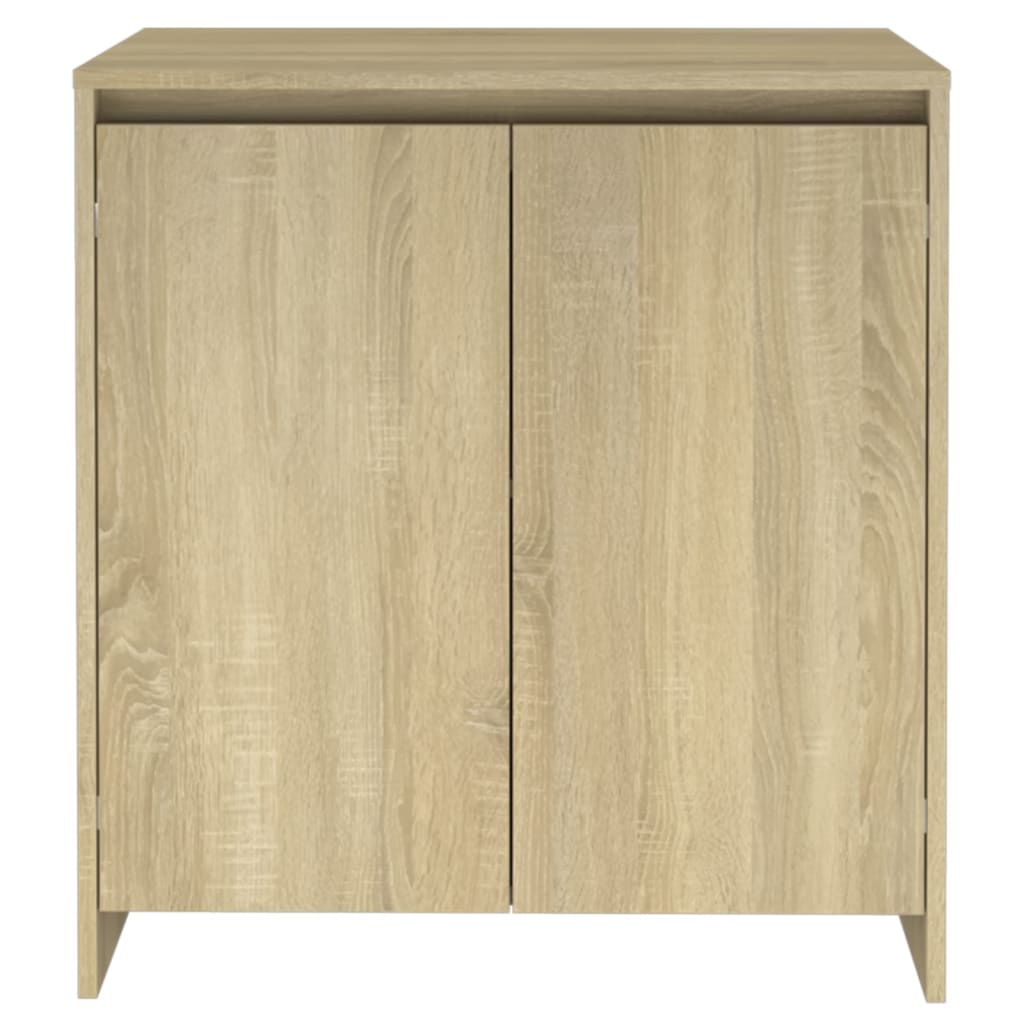 Dressoir 70x41x75 cm bewerkt hout sonoma eikenkleurig is nu te koop bij PeponiXL, paradijselijk wonen!