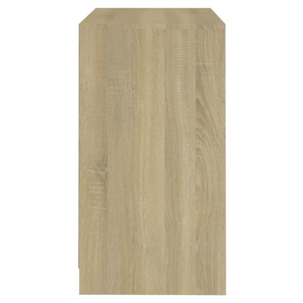 Dressoir 70x41x75 cm bewerkt hout sonoma eikenkleurig is nu te koop bij PeponiXL, paradijselijk wonen!
