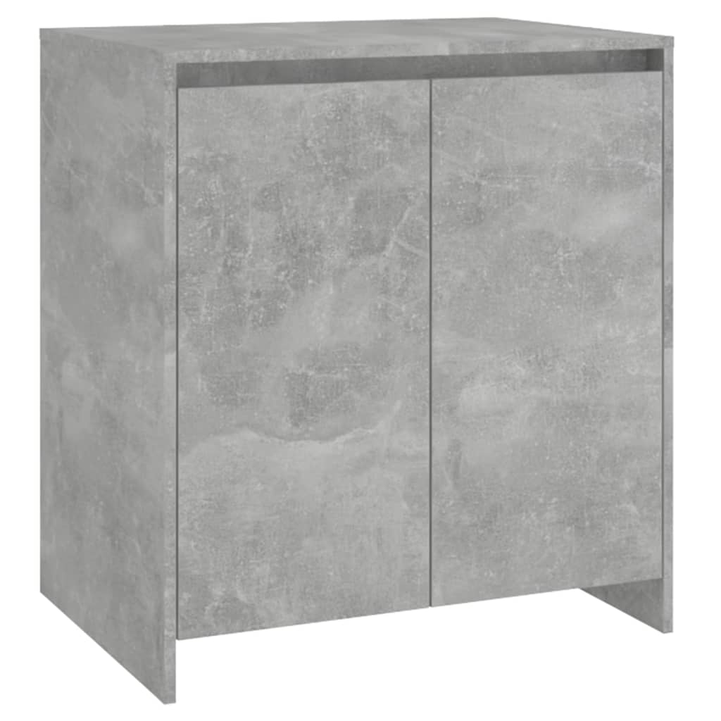 Dressoir 70x41x75 cm bewerkt hout betongrijs is nu te koop bij PeponiXL, paradijselijk wonen!