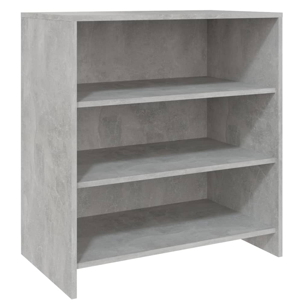 Dressoir 70x40,5x75 cm bewerkt hout betongrijs is nu te koop bij PeponiXL, paradijselijk wonen!