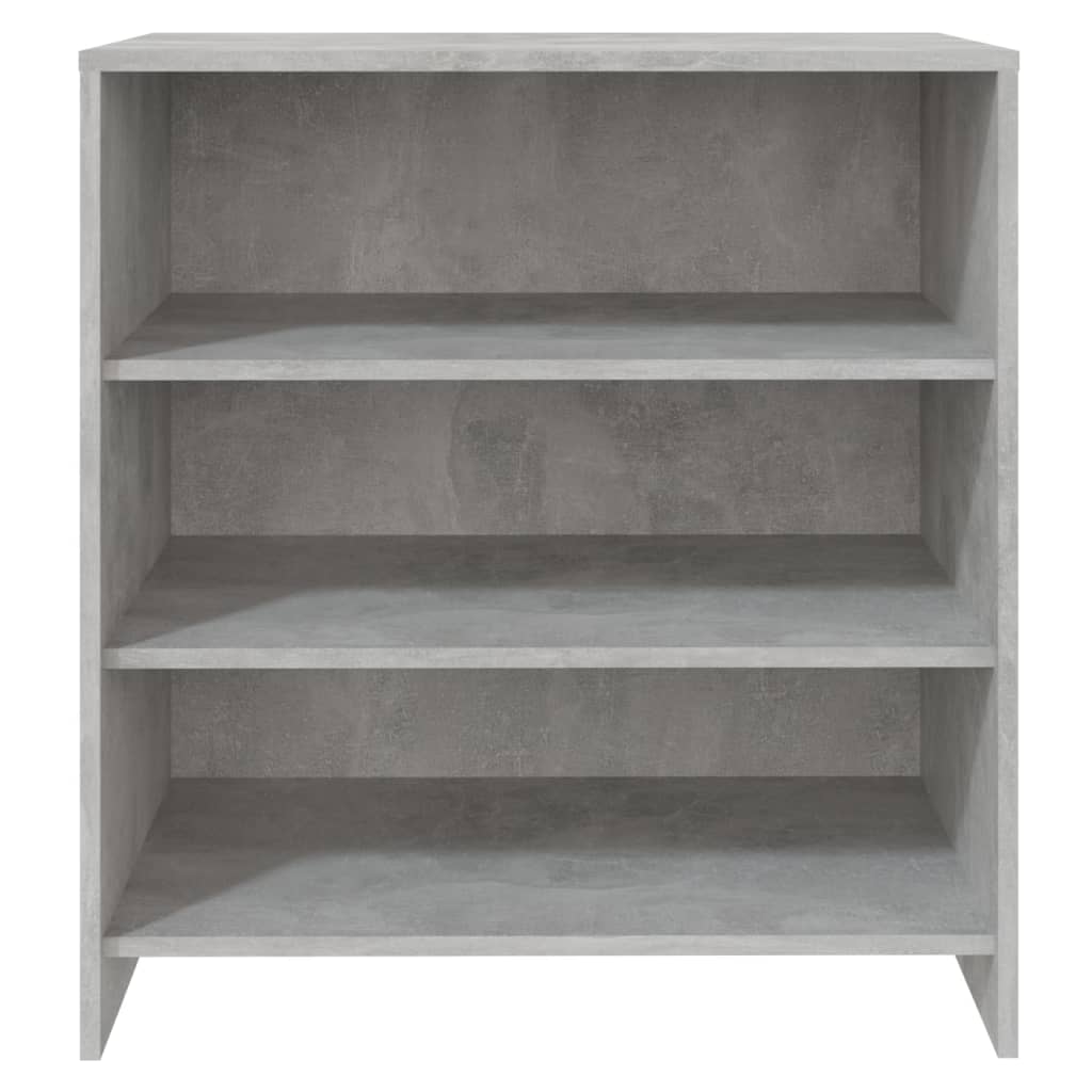 Dressoir 70x40,5x75 cm bewerkt hout betongrijs is nu te koop bij PeponiXL, paradijselijk wonen!