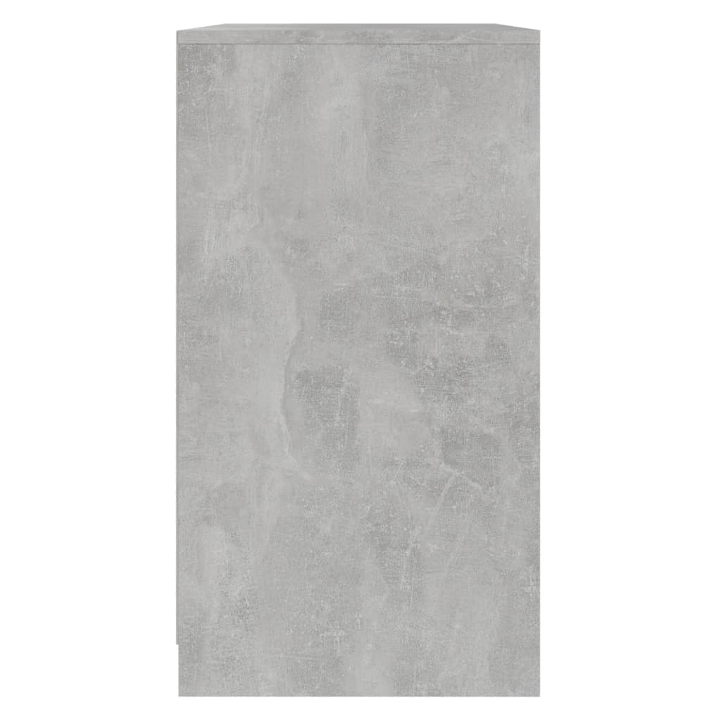Dressoir 70x40,5x75 cm bewerkt hout betongrijs is nu te koop bij PeponiXL, paradijselijk wonen!