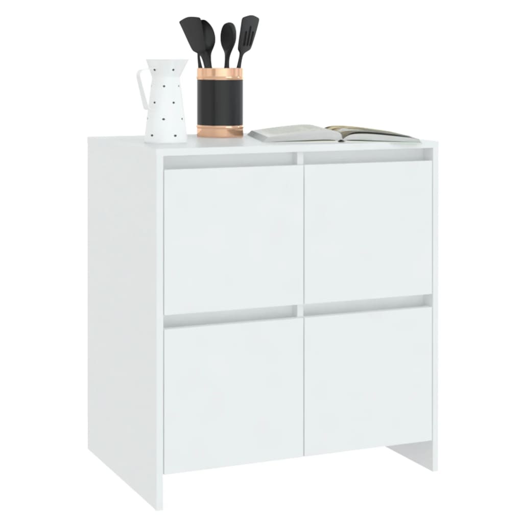 Dressoir 70x41x75 cm bewerkt hout wit is nu te koop bij PeponiXL, paradijselijk wonen!